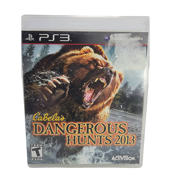 Cabela's Dangerous Hunts 2013 (Sony PlayStation 3, 2012) W/Manual - Picture 1 of 5